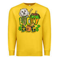 Lemon lucky dog St. Patrick's Premium Sweatshirt - FaDigitalArtStudio