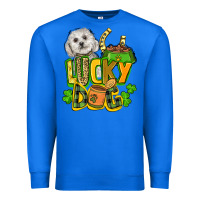 True Royal lucky dog St. Patrick's Premium Sweatshirt - FaDigitalArtStudio
