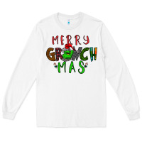 White Merry Grinch Mas Long Sleeve Tee - Bettercallsaul