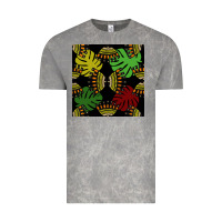 Cloud Rock african and leaf seamless pattern Vintage Tee - BundleAndBundleShop