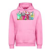 Fuchsia Pink easter day coffee Urban Hoodie - CowhideDigitalArt