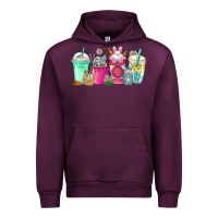 Mauve Wine easter day coffee Urban Hoodie - CowhideDigitalArt