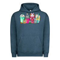 Pigment Midnight Navy easter day coffee Urban Hoodie - CowhideDigitalArt