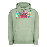 Pigment Oil Green easter day coffee Urban Hoodie - CowhideDigitalArt
