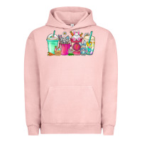 Pigment Salmon easter day coffee Urban Hoodie - CowhideDigitalArt