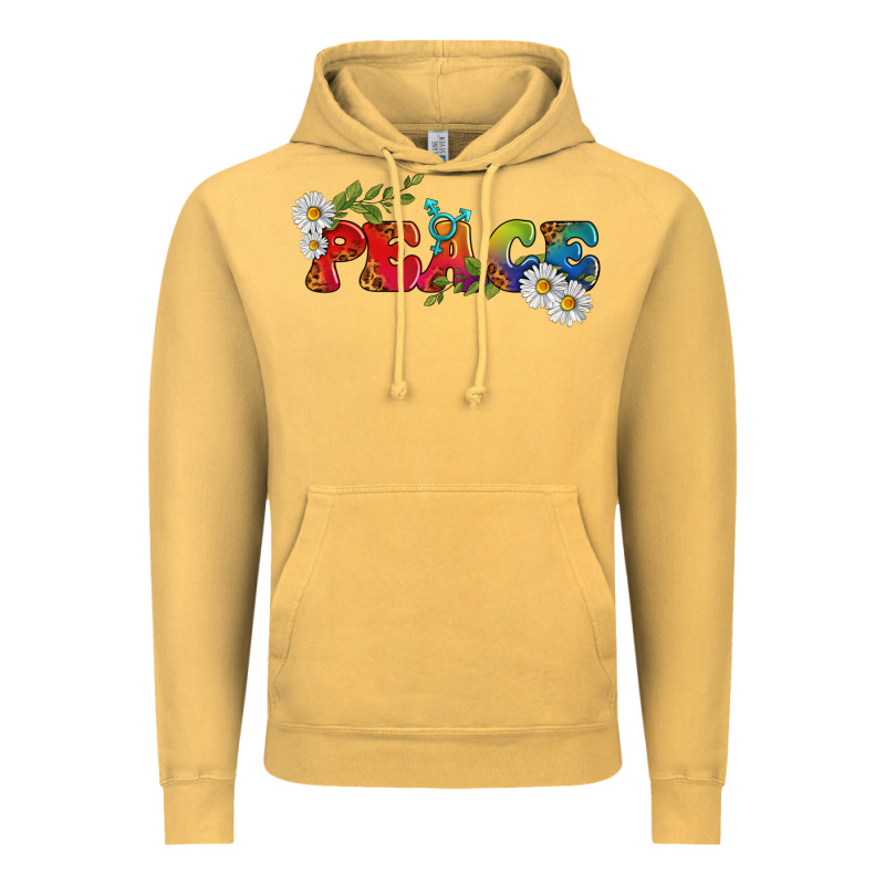 Lgbtq Peace With Daisy Vintage Hoodie by BundleAndBundleShop | Teevron