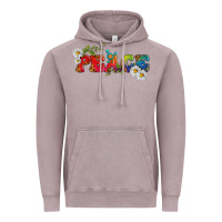 Vintage Zinc Lgbtq Peace With Daisy Vintage Hoodie - BundleAndBundleShop