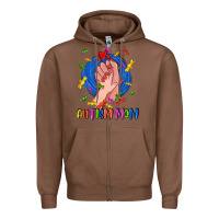 Chestnut Autism Mom Zipper Hoodie - CowGirlArtShop