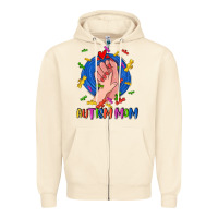 Sandshell Autism Mom Zipper Hoodie - CowGirlArtShop