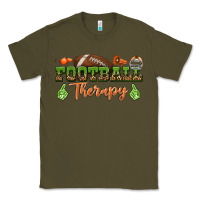 Army Green football therapy Classic Tee - BundleAndBundleShop