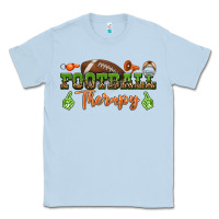 Dusty Blue football therapy Classic Tee - BundleAndBundleShop