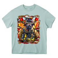 Arona firefighter axe and ladder Heavy Core Tee - LillyAllenDesigns