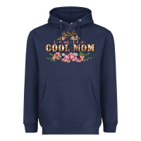 Navy i am the cool mom Heavyweight Hoodie - FaDigitalArtStudio