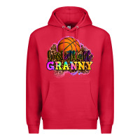 Cardinal basketball granny Premium Hoodie - OliviaCreatesArt