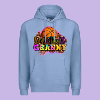 Basketball Granny Premium Hoodie Designed By Oliviacreatesart
