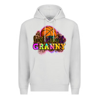 Dove Grey basketball granny Premium Hoodie - OliviaCreatesArt