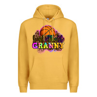 Mustard basketball granny Premium Hoodie - OliviaCreatesArt