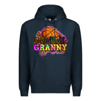 Navy basketball granny Premium Hoodie - OliviaCreatesArt