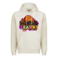 Oatmeal Heather basketball granny Premium Hoodie - OliviaCreatesArt