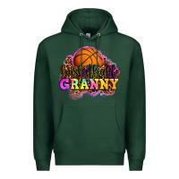 Sports Green basketball granny Premium Hoodie - OliviaCreatesArt