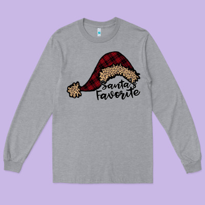 Santas Favorite Long Sleeve Tee Designed By Bettercallsaul