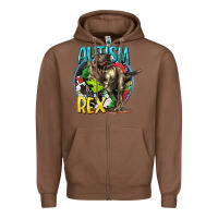 Chestnut Autism Rex Zipper Hoodie - CowGirlArtShop