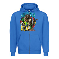 True Royal Autism Rex Zipper Hoodie - CowGirlArtShop
