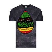 Cloud Black teardrop african pattern Vintage Tee - BundleAndBundleShop