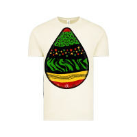 Teardrop African Pattern Vintage Tee | Teevron