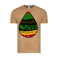 Vintage Camel teardrop african pattern Vintage Tee - BundleAndBundleShop