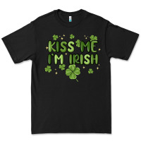 Black kiss me i'm irish Premium Tee - MaliasSmallBusiness