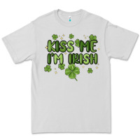 Dove Grey kiss me i'm irish Premium Tee - MaliasSmallBusiness