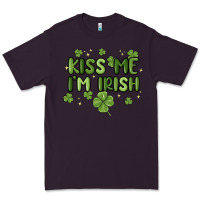 Plum kiss me i'm irish Premium Tee - MaliasSmallBusiness