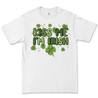 White kiss me i'm irish Premium Tee - MaliasSmallBusiness