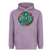 Lavender Mama with gemstone leopard Mother's Day Heavyweight Hoodie - FaDigitalArtStudio