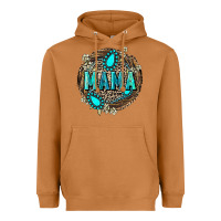 Meerkat Mama with gemstone leopard Mother's Day Heavyweight Hoodie - FaDigitalArtStudio
