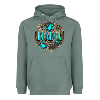 Sage Mama with gemstone leopard Mother's Day Heavyweight Hoodie - FaDigitalArtStudio