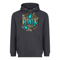 Smoke Mama with gemstone leopard Mother's Day Heavyweight Hoodie - FaDigitalArtStudio