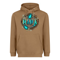 Toasted Coconut Mama with gemstone leopard Mother's Day Heavyweight Hoodie - FaDigitalArtStudio
