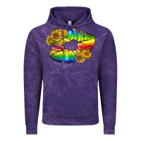 Cloud Purple Lgbtq Pride Rainbow Lips Vintage Hoodie - BundleAndBundleShop