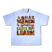 Grape Ice a black women is speaking listen and learn Urban Heavy Tee - LillyAllenDesigns