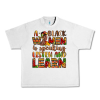 Lunar Rock a black women is speaking listen and learn Urban Heavy Tee - LillyAllenDesigns