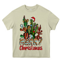 Mossy merry christmas cactus western Heavy Core Tee - BarkalooDesign