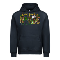 Navy one lucky nurse Urban Hoodie - CowhideDigitalArt