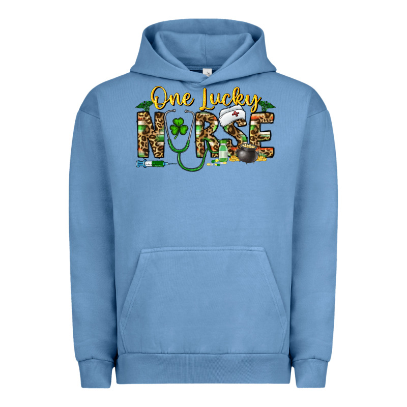 One Lucky Nurse Urban Hoodie by CowhideDigitalArt | Teevron