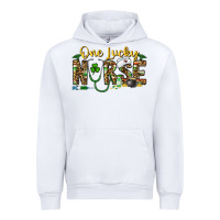 White one lucky nurse Urban Hoodie - CowhideDigitalArt