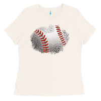 Bone leopard baseball patch Ladies Tee - Jasminsmagicworld