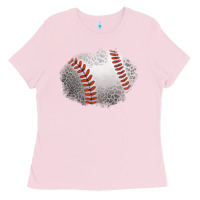 Bubblegum Pink leopard baseball patch Ladies Tee - Jasminsmagicworld