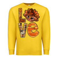 Lemon thanksgiving with turkey love bbs Premium Sweatshirt - BundleAndBundleShop