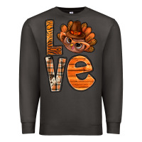 Smoke thanksgiving with turkey love bbs Premium Sweatshirt - BundleAndBundleShop